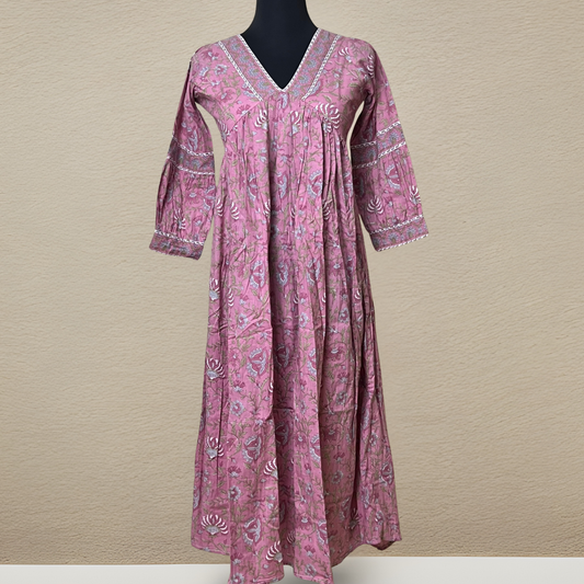 Rosy Elegance Kurti