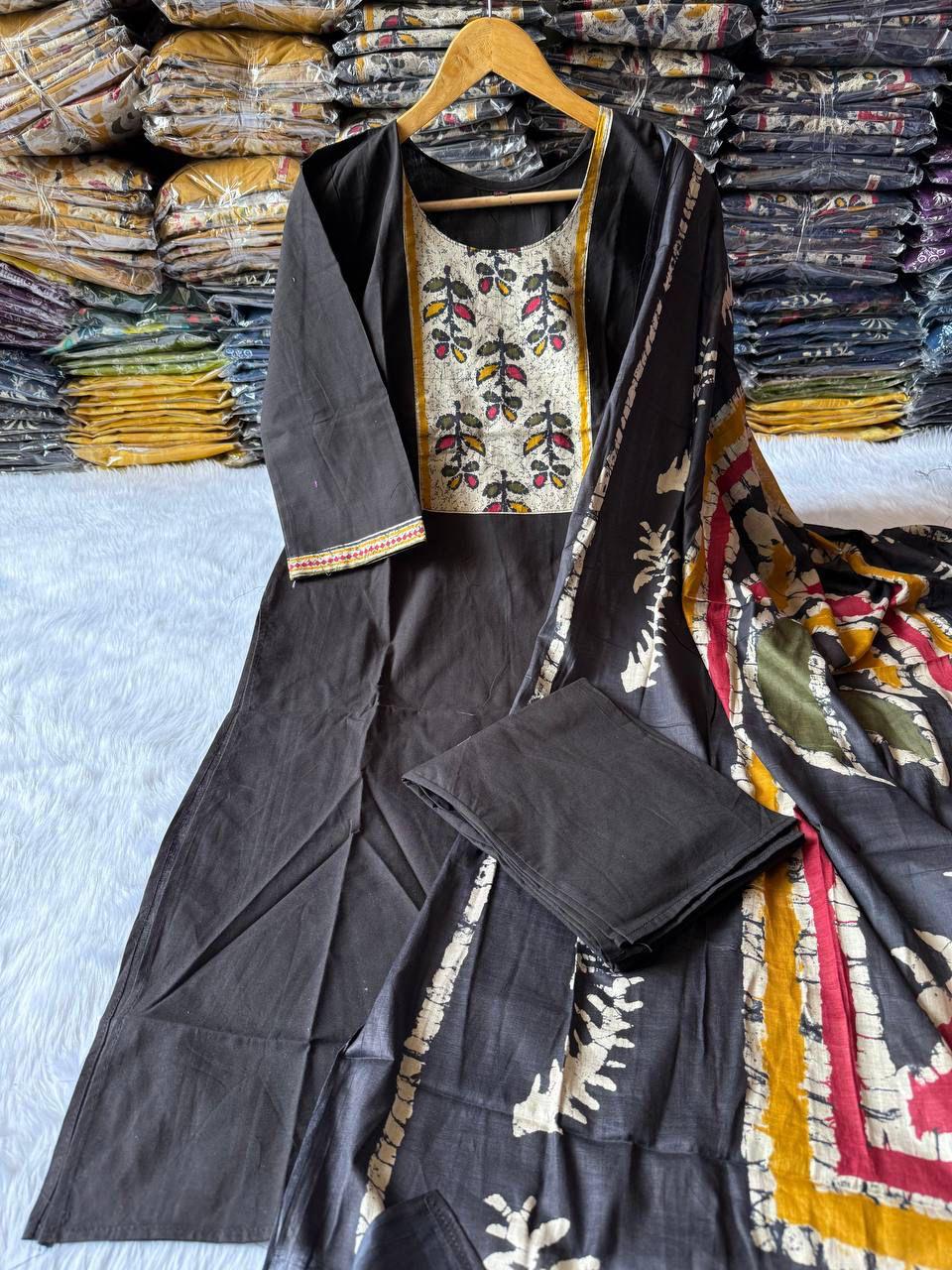 Summer wear Black - 3 piece